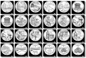 2017 America the Beautiful Quarter and 5 Oz Coin Design Candidates