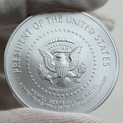 Lyndon B. Johnson Silver Medal, Reverse