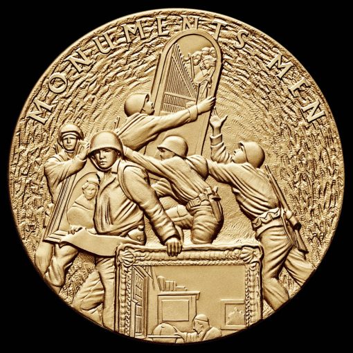 Monuments Men Bronze Medal, Obverse
