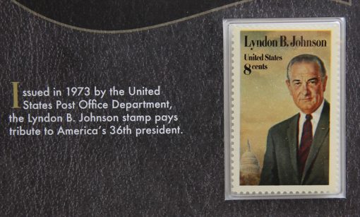 Photo Lyndon B. Johnson 1973 8c Stamp