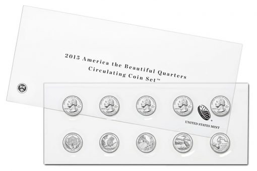 2015 America the Beautiful Quarters Circulating Coin Set
