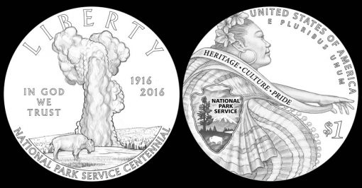 2016 National Park Service Silver Dollar Designs