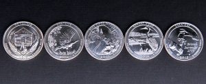 10-Coin Set of Circulating 2015 America the Beautiful Quarters