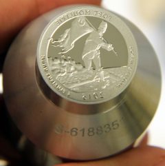 Proof die for 2016-S Fort Moultrie Quarter, d