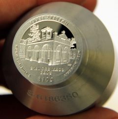 Proof die for 2016-S Proof Harpers Ferry National Historical Park Quarter, b