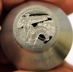 Proof die for 2016-S Proof Theodore Roosevelt National Park Park Quarter