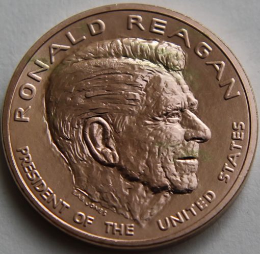 Ronald Reagan Bronze Medal, Obverse