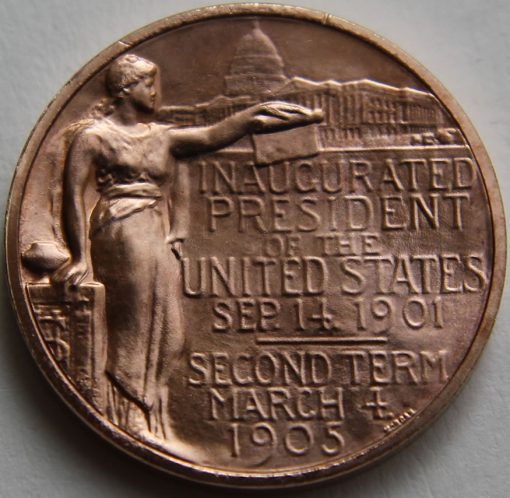Theodore Roosevelt Bronze Medal, Reverse