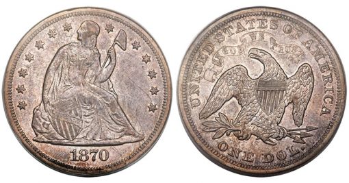 1870-S Silver Dollar