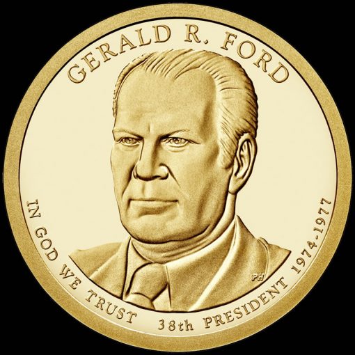 2016 Gerald R. Ford Presidential $1 Coin Design