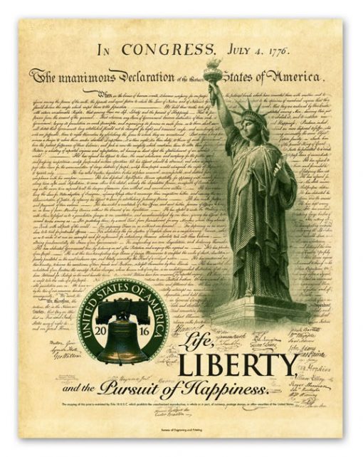 2016 Liberty Intaglio Print from Independence Collection