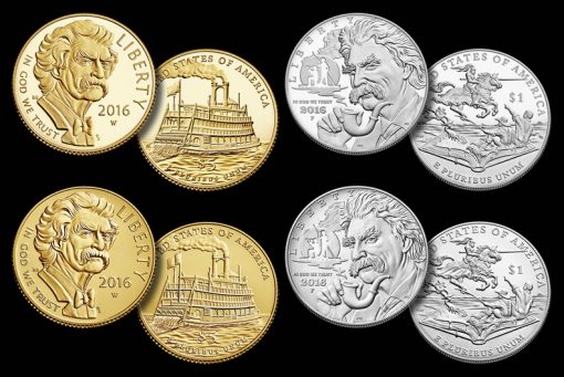 2016 Mark Twain Commemorative Coins