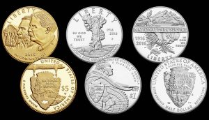 2016 National Park Service Commemorative Coin Images