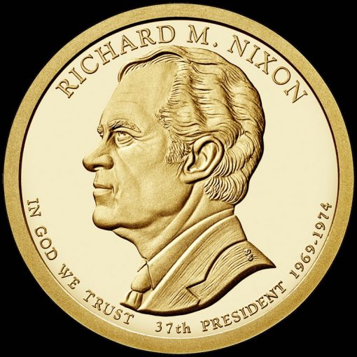 2016 Richard M. Nixon Presidential $1 Coin Design