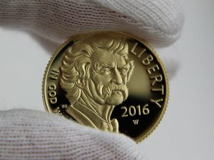 2015 Proof Mark Twain Gold Coin