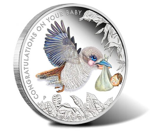 2016 50c Newborn Baby 1/2 oz Silver Proof Coin