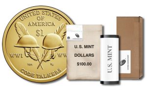 2016 Native American $1 Coins in Rolls, Bags and Boxes