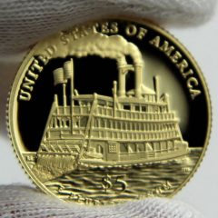 2016-W $5 Proof Mark Twain Commemorative Gold Coin, Reverse-b