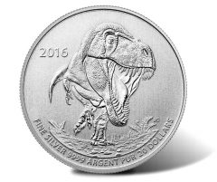 2016 $20 Tyrannosaurus Rex Silver Coin for $20