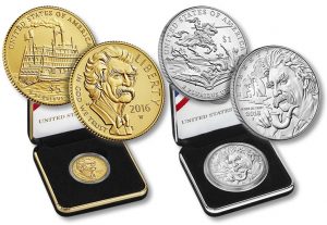 Mark Twain Commemorative Coins and Cases