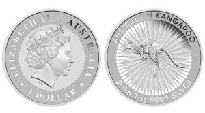 2016 Australian Kangaroo 1oz Silver Bullion Coin