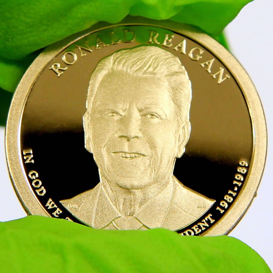 2016 S Ronald Reagan Presidential Mint Proof Dollar from Original Proof Set 