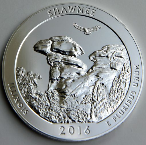 2016 Shawnee National Forest Five Ounce Silver Bullion Coin