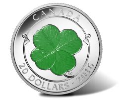 Canadian 2016 $20 Four-Leaf Clover Coin Released