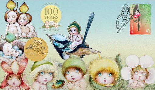 2016 100th Anniversary of Gumnut Babies Stamp and Coin Cover