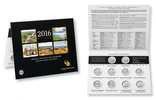 2016 America the Beautiful Quarters Uncirculated Coin Set