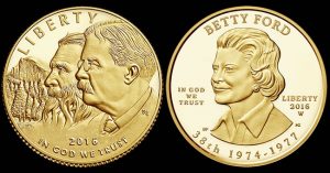 2016 National Park Service 100 Anniversary and Betty Ford Gold Coins
