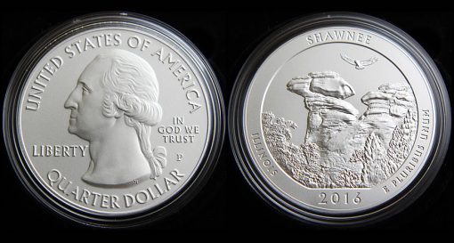 2016-P Shawnee National Forest Five Ounce Silver Uncirculated Coin