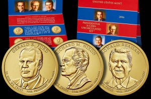 Reagan, Ford and Nixon $1s Released in 6-Coin Collector Set