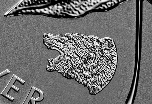 2016 Roaring Grizzly Privy Mark on 2016 Silver Maple Leaf