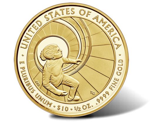 2016-W $10 Proof Betty Ford First Spouse Gold Coin, Reverse