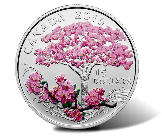 cherry blossom coin
