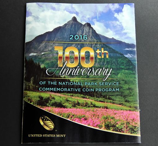 US Mint Brochure on 2016 National Park Service 100th Anniversary Commemorative Coins