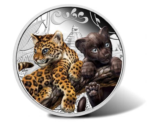 2016 50c Jaguar Cubs 1/2 oz Silver Proof Coin