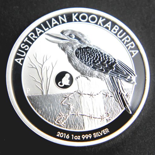 2016 Australian Kookaburra Silver Bullion Monkey Privy Coin, Reverse