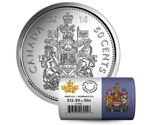 2016 Canadian 50c Special Wrap Circulation Roll