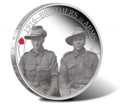 ANZAC Spirit 100th Anniversary 2016 Brothers in Arms Silver Proof Coin