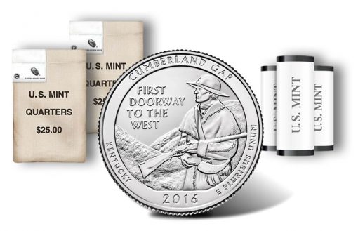 Cumberland Gap National Historical Park quarters, rolls and bags