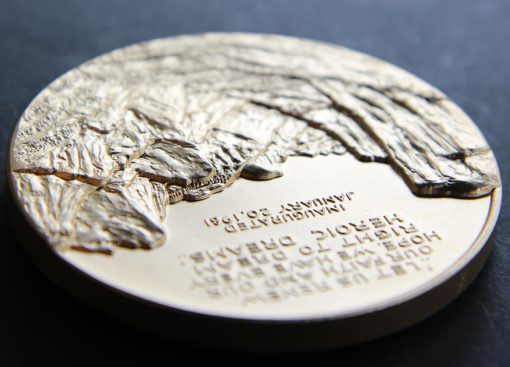 Ronald Reagan Bronze 3-inch Medal, Reverse Side
