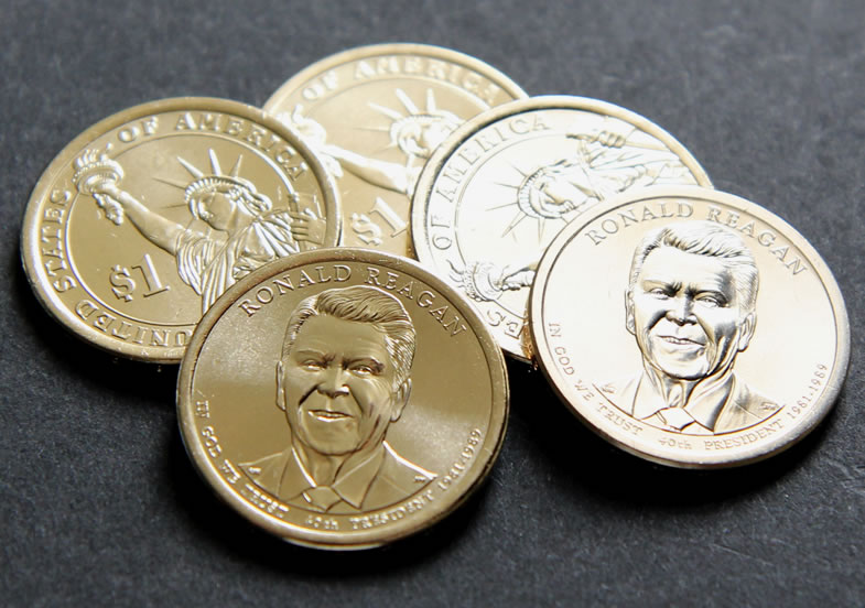 2016 P Position B $1 BU Ronald Reagan Presidential Dollar Choice Uncirculated US Mint 