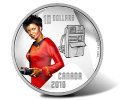 Canadian 2016 $10 Uhura Silver Coin