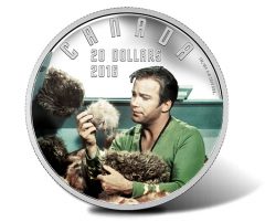 Canadian 2016 $20 The Trouble with Tribbles Silver Coin