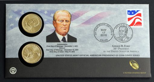 Photo of 2016 Gerald R. Ford $1 Coin Cover