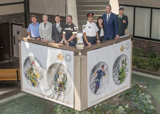 Unveiling of 2016 $15 Canadian National Heroes Coins