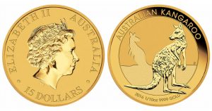 2016 Australian Kangaroo 1-10oz Gold Bullion Coin