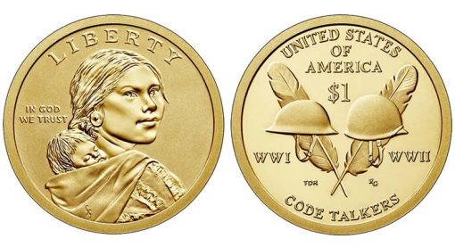 2016-W Enhanced Uncirculated Native American $1 Coin